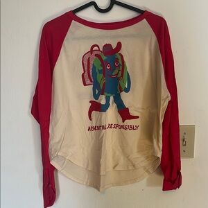 Parks Project Kid’s Shirt - Red & Cream